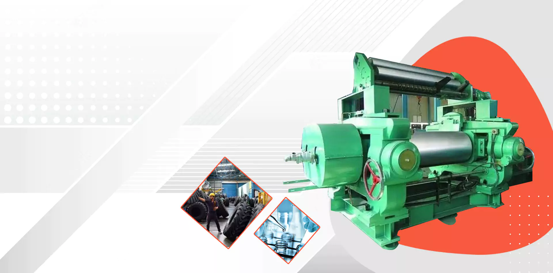 Rubber Mixing Mill Machine